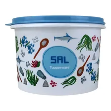 Tupperware Porta Mantimento Caixa Floral Sal 1,3kg Foto  mini 1