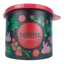 Tupperware Pote Redondinha 500ml Molho de Tomate Floral Foto mini 2