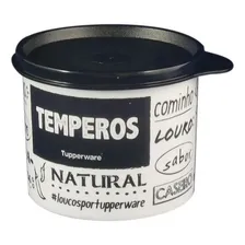 Tupperware Redondinha 500ml Pote Linhas E Estampas Cor Temperos Pb Foto  mini 1