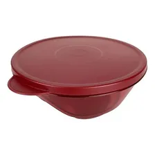 Tupperware Tigela Design Vermelho Transparente 1 Litro Foto mini  3
