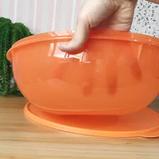 Tupperware Tigela Saladeira 6,5 Litros Preparação Receitas Cor Moranga Foto mini 2