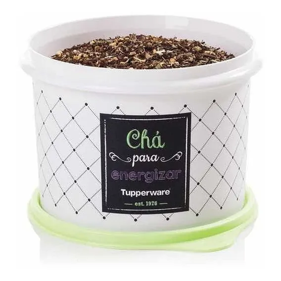 Tupperware - Tupper Caixa Chá 200g - Conservar Mantimentos Cor Bistro Foto 1