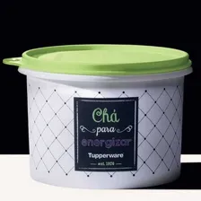 Tupperware - Tupper Caixa Chá 200g - Conservar Mantimentos Cor Bistro Foto mini 3