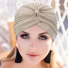 Turbante Feminino Indiano Cores De Atacado Cor Branco Foto mini  3