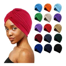 Turbante Indiano Touca Gorro Feminino Cores Diversas Cor Sortidas Foto mini 1