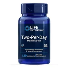 Two Per Day 120caps Life Extension Multivitaminico Importado Foto mini 1