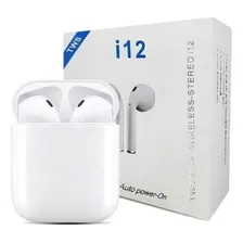 Tws I12 Fone Ouvido Bluetooth Sem Fio Touch Recarregável Foto mini 1