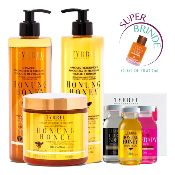 Tyrrel Kit Honung Honey Mel Capilar + Cronograma Capilar Foto 1