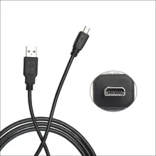 U* Cabo Usb Uc-e6 Para Câmera Olympus Fe-360 Fe-370 Fe-4000 Cor Preto Foto mini 2
