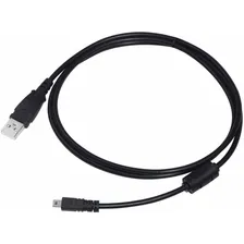 U* Cabo Usb Uc-e6 Para Câmera Olympus Fe-360 Fe-370 Fe-4000 Cor Preto Foto mini 3