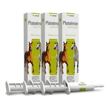 Ucbvet Platelmin Vermífugo para Equinos Kit com 3 Unidades Foto mini  2