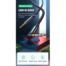 Ugreen Cabo Audio P2 90 Graus Para P2 - 1m Foto mini 2