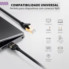 Ugreen Rede Lan Ethernet Cabo Cat7 Giga Pathcord 3 Metros Foto mini 3