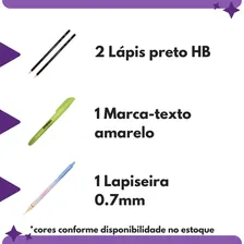 UK Escolar Kit Material Escolar Ensino Médio Colegial Completo Mochila Foto mini  3