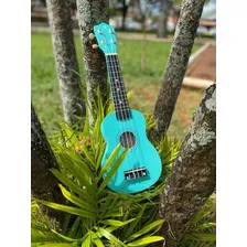 Ukulele Andaluz Soprano Uks01 Cor Turquesa Foto mini 4
