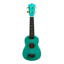 Ukulele Andaluz Soprano Uks01 Cor Turquesa Foto mini 2