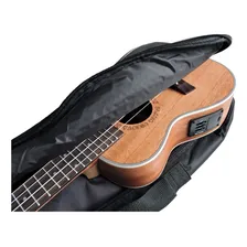Ukulele Concert Barth Guitars Eletrico + Bag Personalizado Cor Marrom Foto mini 4