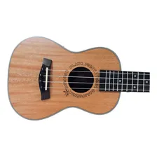 Ukulele Concert Barth Guitars Eletrico + Bag Personalizado Cor Marrom Foto mini  3