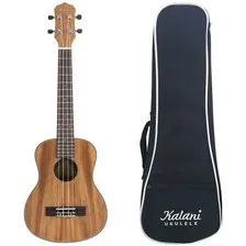 Ukulele Kalani Tenor 26 Kal 320 Tm Kayke Mogno Com Bag Cor Marrom-claro Foto  mini 1