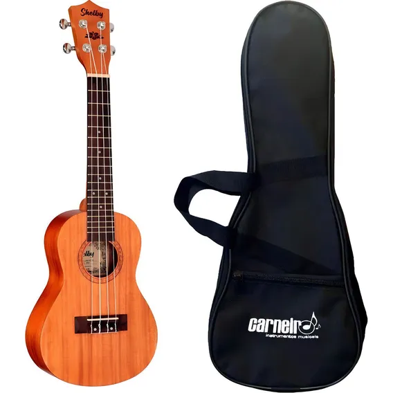 Ukulele Shelby Concert Su23m Fosco + Capa Foto 1