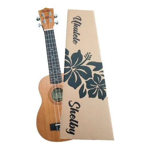 Ukulele Shelby - Soprano - Su21m Natural Fosco - By Eagle Cor Marrom Foto 1