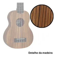 Ukulele Soprano Acústico Nylon Giannini Guk-21 Com Bag Cor GUK-21 ZW Foto mini  3