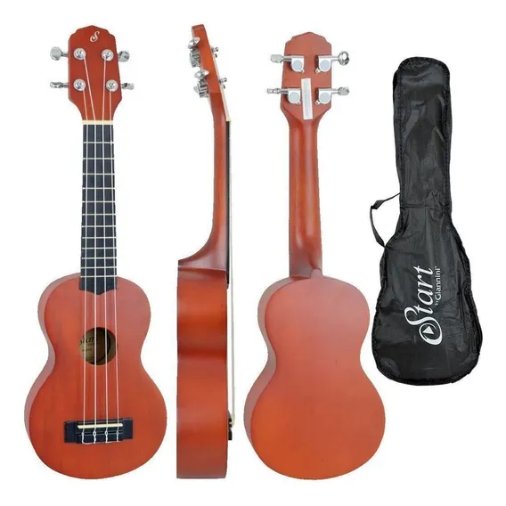 Ukulele Soprano Acústico Uks-21 Giannini Ns Fosco + Capa Foto 1