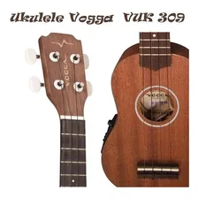 Ukulele Soprano Elétrico Vuk309 Mogno Fosco Vogga Foto mini 3