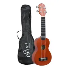 Ukulele Soprano Giannini Elétrico Uks21 Ns Com Bag Uks-21 Foto  mini 1