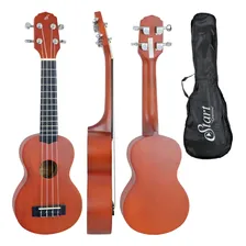 Ukulele Soprano Giannini Start UKS21 capa bag acustico cor marrom Foto mini 1