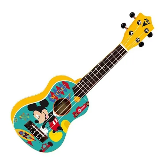 Ukulele Soprano Phx Personagens Disney Mickey Mk1 Cor Amarelo Foto 1