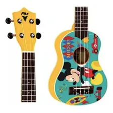 Ukulele Soprano Phx Personagens Disney Mickey Mk1 Cor Amarelo Foto mini 4