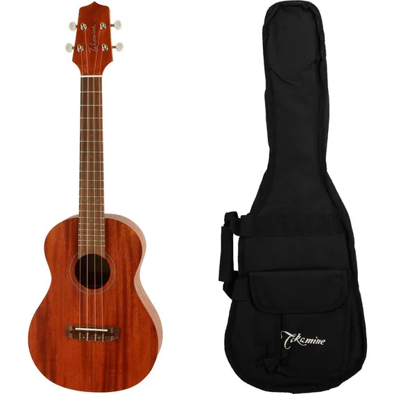 Ukulele Tenor Takamine Egut1 Elétrico Mahogany Com Capa Bag Foto 1