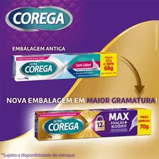Ultra Corega Creme Sem Sabor 68g Fixador De Dentaduras Foto mini 2