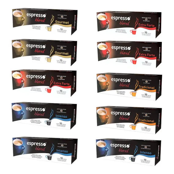 Ultra Kit Espresso Blend Cápsulas CafĂ© CompatĂveis Nespresso Foto 1