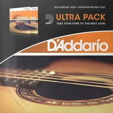 Ultra Pack Encordoamento Daddario Violão Aço Ez900 + Ej15 Foto mini 1