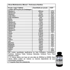 Ultrum Multivitaminico Mineral (100tabs) - Performance Sabor 100 Tabletes Foto mini 3