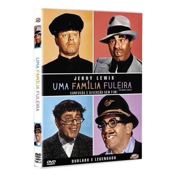 Uma Família Fuleira Dvd Original Lacrado Jerry Lewis Dublado Foto 1