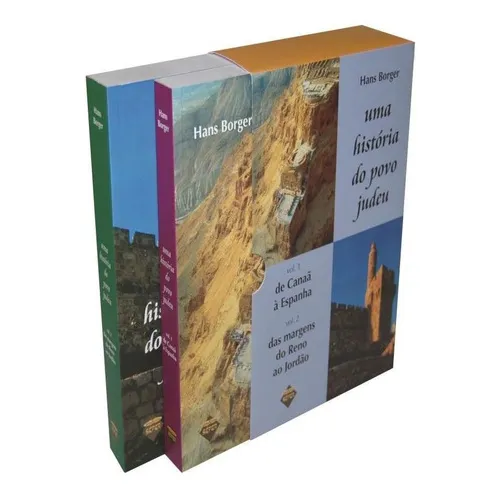 Uma História Do Povo Judeu 1 E 2 (box), De Borger, Hans. Editora Sefer Editora, Capa Mole Em Português Foto 1