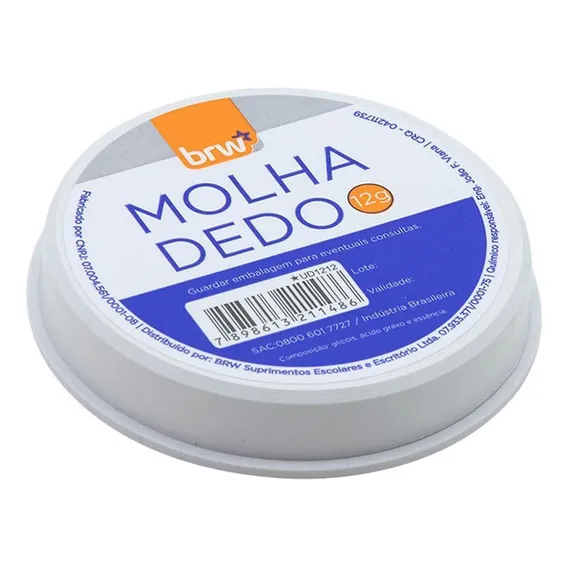 Umedecedor De Dedo Molha Dedo 12g Foto 1