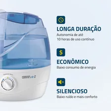 Umidificador De Ar Ultrass么nico Mondial Comfort Air 2 Nua-02 Cor Branco e Azul 110V/220V Foto mini 2