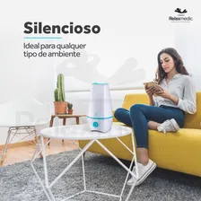 Umidificador de Ar Ultrassonico Compact Air Relaxmedic - 2 Litros Bivolt Foto mini  2