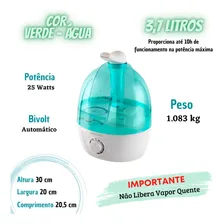 Umidificador De Ar Ventisol U-04 3,7l Bivolt Foto mini 3