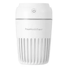 Umidificador Usb Difusor Aromas Branco Luz Led Foto  mini 1