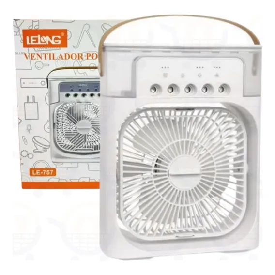 Umidificador Ventilador Portátil Ar-condicionado Foto 1