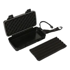 Umidor P/5 Charutos Nerone Cigar Travel Abs Preto Foto mini 3
