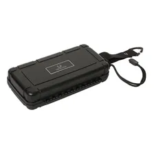 Umidor P/5 Charutos Nerone Cigar Travel Abs Preto Foto mini 1