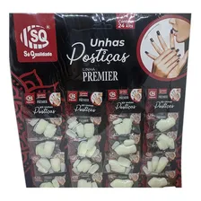 Unha Postiça Cartela 24 Pct Finger(576 Pç) Branca Atacado Foto mini  3