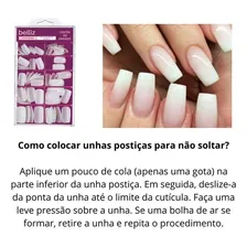 Unhas Belliz Kit Quadrada Média 100 Unid Foto mini 3