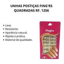 Unhas Postiças Fing'rs Quadradas Rf. 1256 Foto mini 2